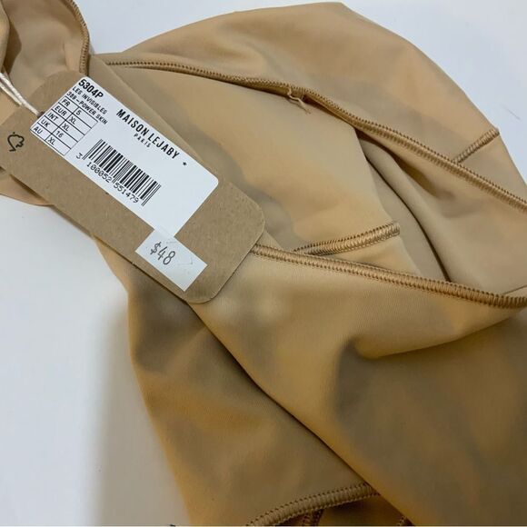 Maison Lejaby High Waisted Briefs XL in tan - Picture 10 of 10